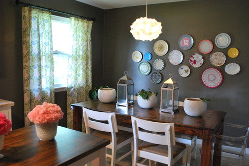 Japanese plates are just the ticket for gallery walls!