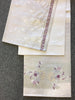 Obi - Ivory with delicate purple flowers and edge trim - TLS Living