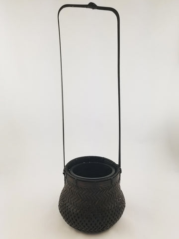 BAMBOO STRING BASKET WITH A HANDLE - TLS Living