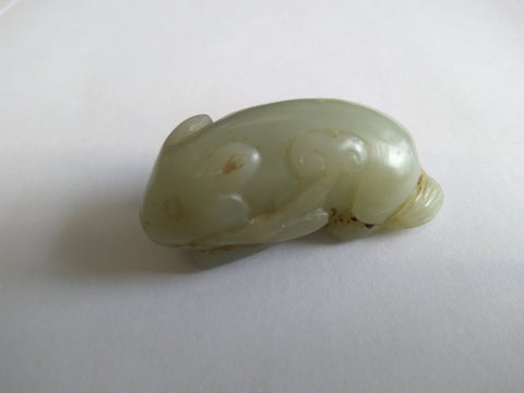Rare Jade Squirrel from Early 20th Century - TLS Living