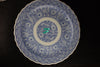 Imari vintage large porcelain plate in blue and white with flower pattern - TLS Living