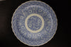 Imari vintage large porcelain plate in blue and white with flower pattern - TLS Living