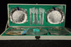 Boxed candy serving set with silver dishes and knives - TLS Living