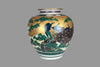 Antique Japanese peacock vase - TLS Living